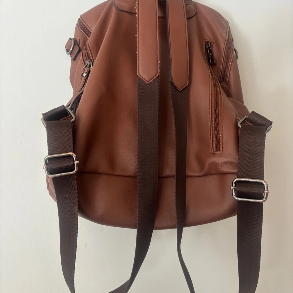 4 for $20 item Two-Tone Brown and Cream Backpack
